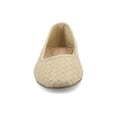thumbnail image 6 of Journee Women's Savannah Woven Ballet Almond Toe Flat, 6 of 9