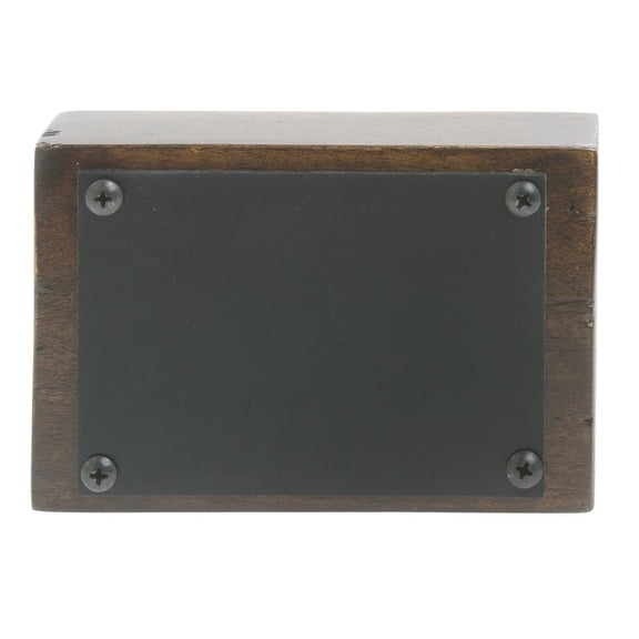 HUBERT® Chalkboard Sign Mango Wood Block - 6"L x 1 3/4"W x 4"H
