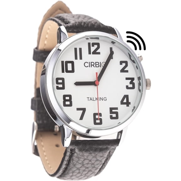 Big Talking Watch with Jumbo Numbers for Visually impaired with North American Male Voice