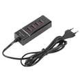 thumbnail image 1 of Cargador de Carga Rápida de 4 Puertos, Cargador USB DE 100-240V, PARA UN VIAJE MÓVIL DE VIAJE DE NEGOCIOS DE OFICINA, 1 of 7