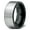 Black Grey Flat Tungsten, variant on Tungsten I Love You 3000 Quote Engraved Band Ring 8mm Men Women Comfort Fit Gray Flat Cut Brushed Polished