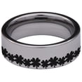 thumbnail image 4 of Clover Tungsten Carbide Ring, 4 of 6