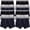 12 Pack Black, Navy, Gray, variant on 12 Pack of Mens Boxer Briefs Underwear Bulk, 100% Cotton, Soft, Comfortable, Size 3XL