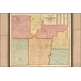 thumbnail image 1 of 24"x36" Gallery Poster, map of Cedar County Missouri 1897, 1 of 1
