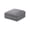 Gray, variant on Meridian Furniture Serene Navy Durable Linen Fabric Deluxe Ottoman