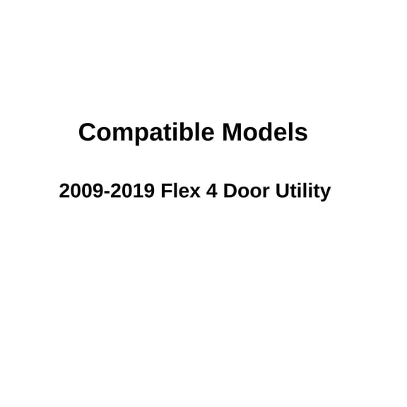 Driver Left Side Front Door Window Door Glass Compatible with Ford Flex 2009-2019 Models