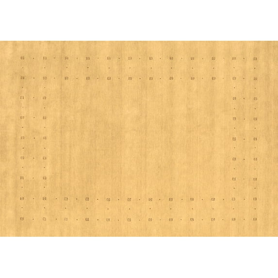 Ahgly Company Indoor Rectangle Solid Brown Modern Area Rugs, 4' x 6'