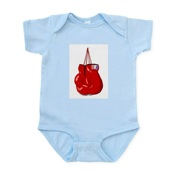 CafePress - Boxing Gloves Infant Creeper - Baby Light Bodysuit, Size Newborn - 24 Months