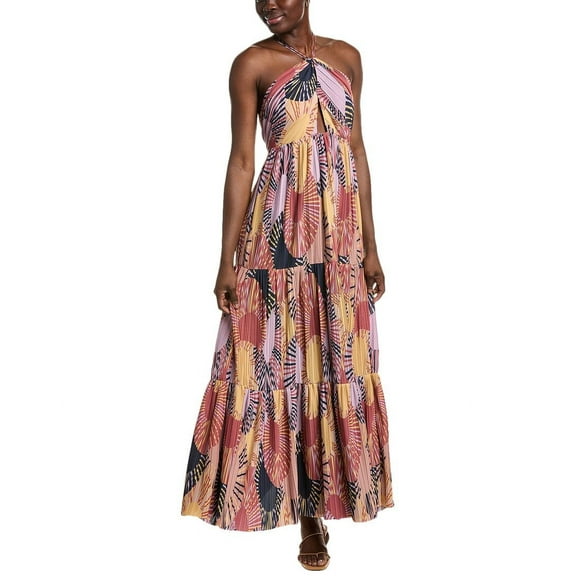 ba&sh womens Maxi Dress, 2/M, Yellow