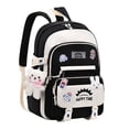 thumbnail image 2 of Mochila escolar encantadora para niñas, Bolsa Escolar Linda para niñas adolescentes, mujeres, estudiantes, mochilas de día casuales de viaje con alfileres y colgante Fivean unisex, 2 of 2