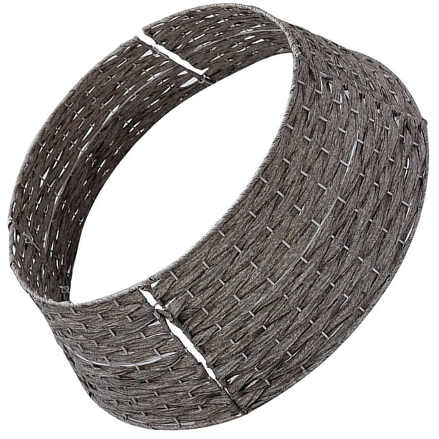 OULII Tree Collar for Artificial Trees Grey Plastic 1Pcs Hides Christmas Tree Base for Business Owners