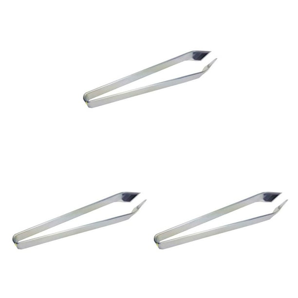 Cateissary Pinzas de acero inoxidable para quitar espinas de pescado, pinzas extractoras de mango de cocina, suministros para manualidades de cocina Type1 NO1 Cateissary CBP432908