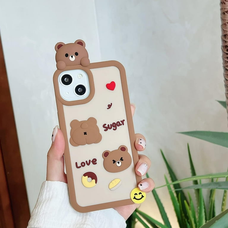 for iPhone 14 Case Kawaii Phone Cases,Cute 3D Cartoon Cool Bear Soft Silicone Shockproof Protective Case Funny for iPhone 14 Women Girls - Walmart.com for iPhone 14 Case Kawaii Phone Cases,Cute 3D Cartoon Cool Bear Soft Silicone Shockproof Protective Case Funny for iPhone 14 Women Girls - Walmart.com