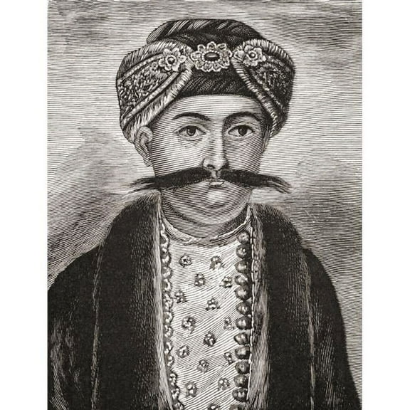 M Poster Print, 12 x 16