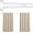White, variant on 41-67 Inch Heavy Duty Black Tension Curtain Rod - No Drilling, Adjustable, Rust-Resistant for Outdoor, Living Room, Window, Bathroom
