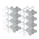 thumbnail image 2 of Etiqueta engomada de del espejo, 100 piezas / pieza Hexagon DIY Hexagonal Acrylic Mirror  Living Room Plata 46x40x23mm Macarena pegatinas de pared de acrílico espejo, 2 of 8