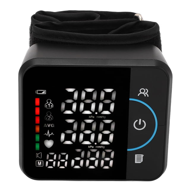 Monitor de presión arterial digital de muñeca BuyWeek ABS batería de litio