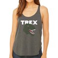 thumbnail image 1 of Women's Premium Word Art Flowy Tank Top - T-Rex Head, 1 of 2