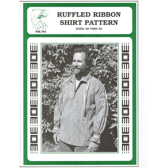 Eagle's View Ruffled Ribbon Shirt Sewing Pattern