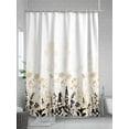 thumbnail image 5 of Fsddascl Cream Flowers Shower Curtain Set - 54" x 78" Washable Bathtub Curtain with 12 Hooks, Country Pastoral Spring Floral Herbs Waterproof Fabric Stall Shower Curtains for Bathroom/Bathtub Décor, 5 of 6