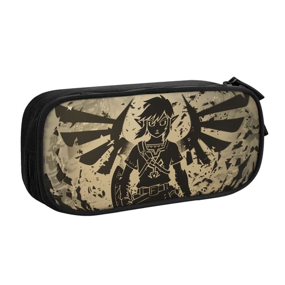 The Legend Of Zelda Pencil Case, Multipurpose Pencase ,Large Capacity Durable Pencil Pouch Storage Pen Bag Organizer Stationery