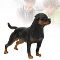 thumbnail image 4 of Greensen RottweilerSimulation Modèle Ornements Décoration de Bureau Jouet Éducatif pour Enfant,Rottweiler Décoration,Rottweiler Modèle, 4 of 8