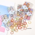 thumbnail image 4 of GILIGEGE 60 Pcs Girls Headstring Headband High Elastic Rubber Band Hair Tie Colorfull Kids Ponytail Rubber Accessories Multicolor Candy Color No Damage for Everyday Use And Stylish Hold A, 4 of 7