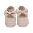 thumbnail image 5 of Baby Sweetie Baby Girls Mary Jane Flats Heart Bow Soft Sole PU Leather Flats Shoes First Walkers Non-Slip Princess Shoes, 5 of 9