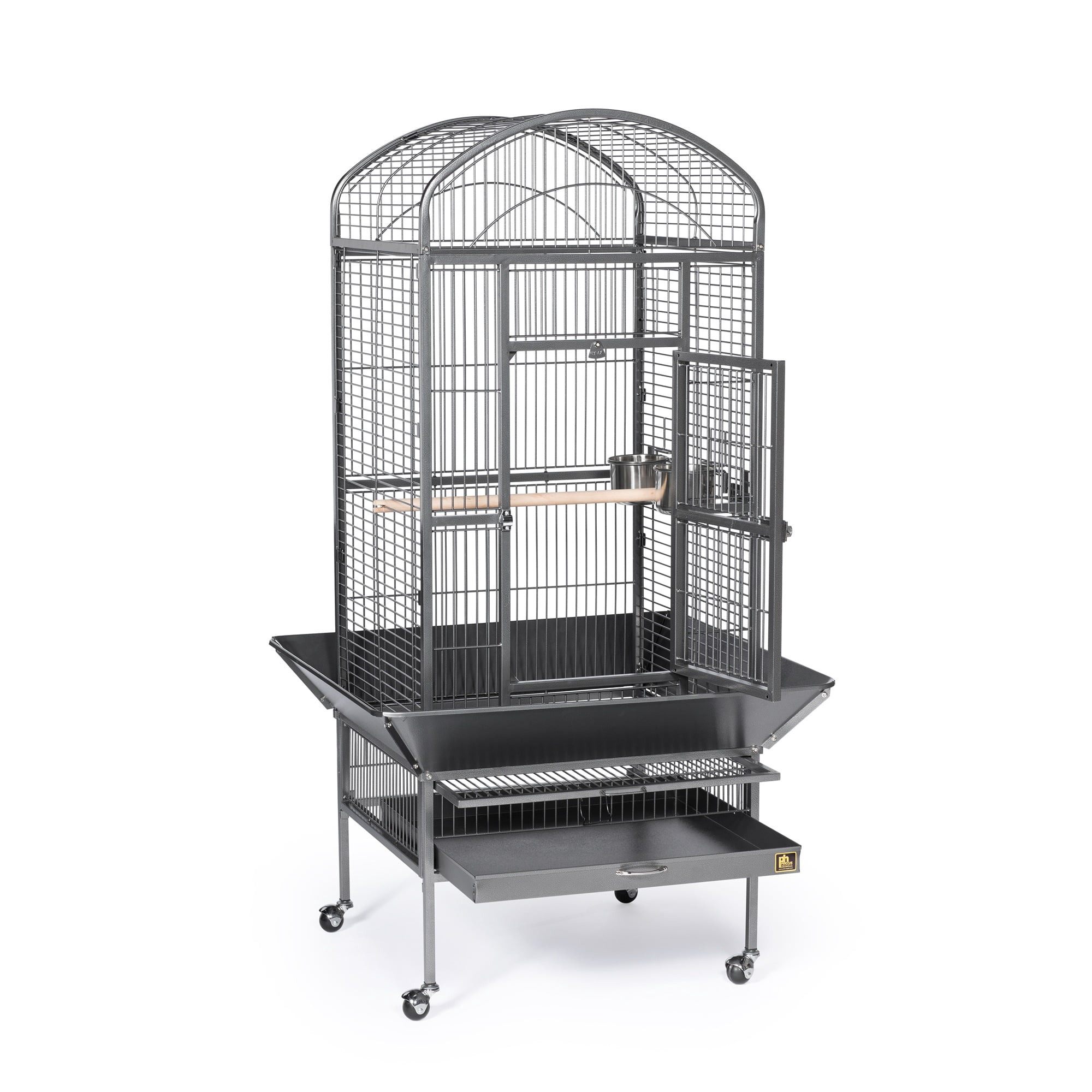 Prevue Pet Products Medium Dome Top Bird Cage - Black 34521