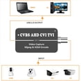 thumbnail image 3 of LCC261 1080P CVBS TO USB Video Capture Card 264 and MJPEG Two Streamer Encoder AHD CVI TVI TO USB UVC Capture,1 * Video Capture,Black, 3 of 8