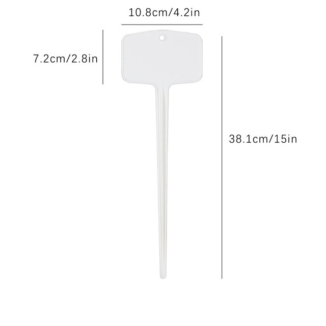 CEHVOM Flower Inserting Ground Card Gardening Label Plant Name Waterproof Sign Plate 12PC Clearance