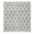 thumbnail image 6 of SAFAVIEH Natura Kayleah Geometric Wool Area Rug, Ivory/Black, 6' x 9', 6 of 9