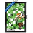 thumbnail image 3 of Minecraft: 15th Anniversary - Crafting Since Alpha Wall Poster, 14.725" x 22.375" Framed, 3 of 5