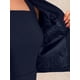thumbnail image 5 of Conjuntos de trajes de blazers de negocios para mujeres, blazers de manga larga casual y vestidos sin mangas, atuendos de oficina XL azul marino, 5 of 5