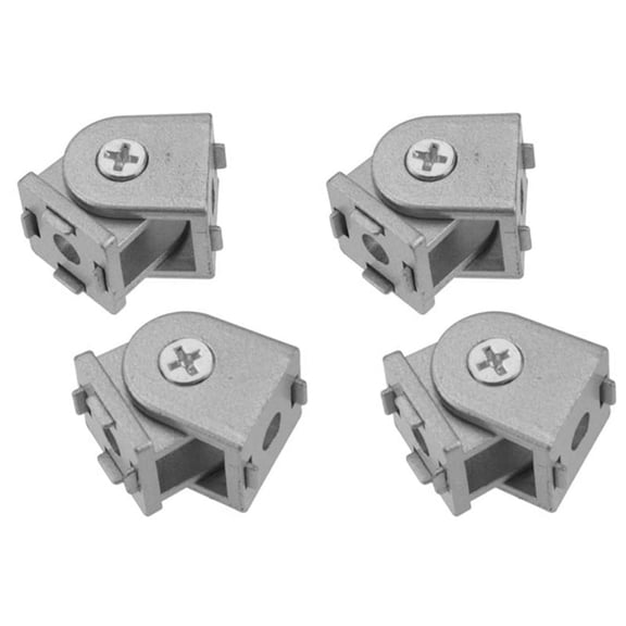 4 Pcs Aluminum Alloy Pivot Joint for Extrusion Profile 2020 Series Flexible