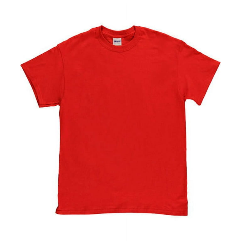 Gildan Adults' Unisex T-Shirt (Adult Sizes S - 4XL) - red, l (Big Girls)