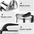 thumbnail image 4 of Espresso Coffee Maker, Stovetop Coffee Maker, Espresso Pot Coffee Machine, Italian 100ml Stainless Steel, 4 of 5