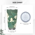 thumbnail image 4 of Fotbe Lotus Golden Line Pattern 20 oz Tumbler Stainless Steel Vacuum Insulated Coffee Ice Cup Double Wall Travel Flask Leak-proof Coffee Cup-Without Straw, 4 of 8