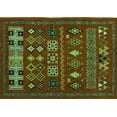 thumbnail image 1 of Ahgly Company Indoor Rectangle Southwestern Turquoise Blue Country Area Rugs, 7' x 10', 1 of 4