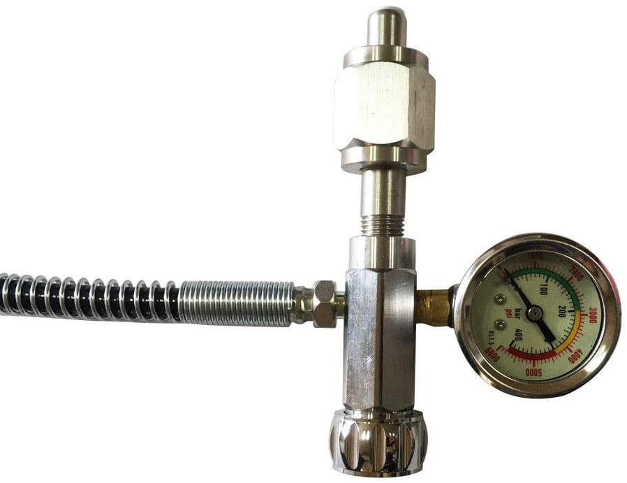 Nylon NEW Refill Charging Adaptor 4500psi With 60cm Microbore Hose SCBA Copper