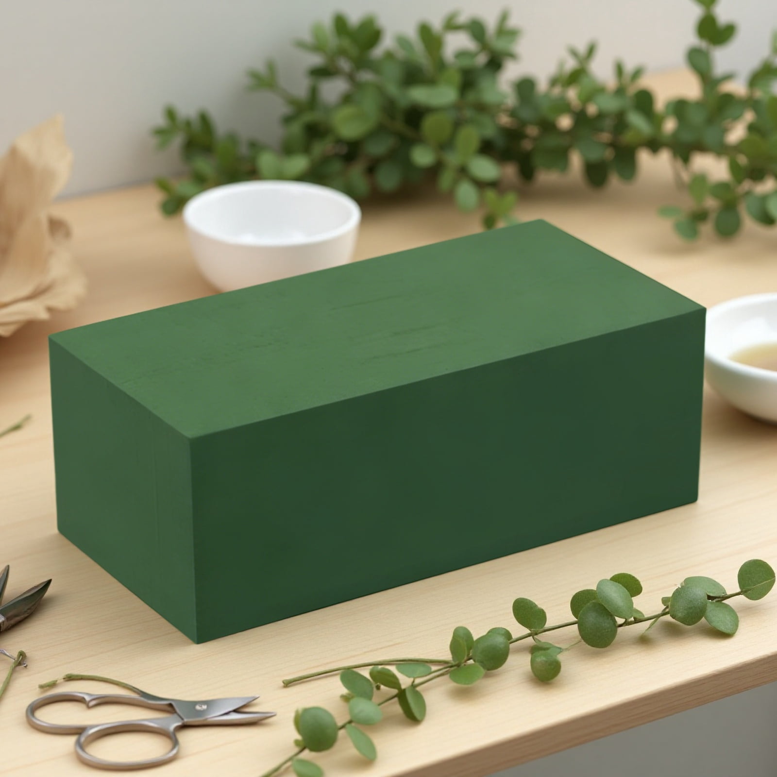 30 Pack Wet & Dry Floral Foam Blocks – 5.5*3.1*1.8in Flower Mud Brick for Fresh & Artificial Arrangements, Wedding, Birthday & Event Decor
