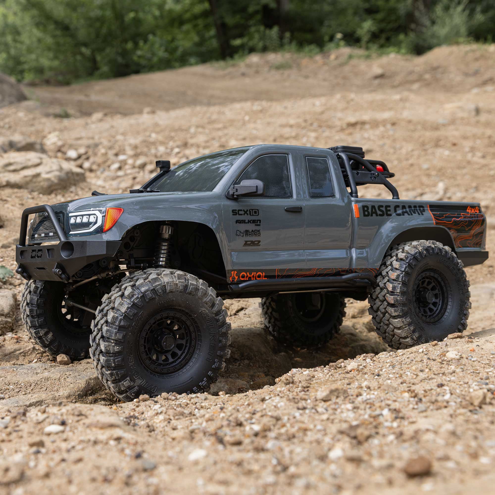 Axial 1/10 SCX10 III Base Camp 4X4 RTR Brushed Rock Crawler Gray AXI-1375T2