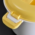 thumbnail image 5 of GOVOW Microwave Specific Plastic Rice Cooker With Lock Lid, Perfect for Steaming Rice, Safe to Mix, Food Storage Container, Free of Bisphenol A, Dishwasher Washable, Insulated Lunch Box, 5 of 9