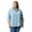 Light Wash, variant on Swan Series Women's Plus Amanda Oversized Shirt, Sizes 0X-4X