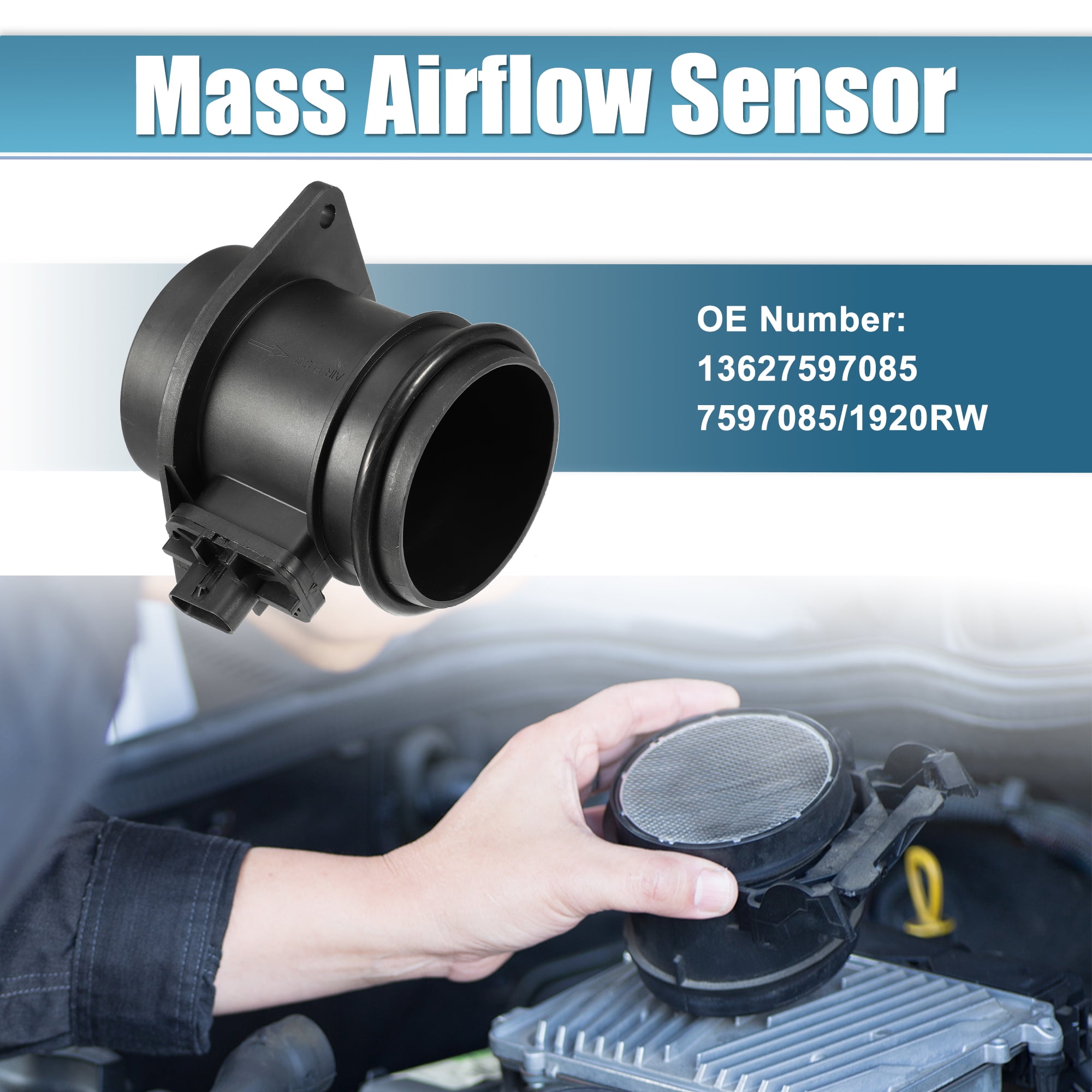 1 Pcs Car Mass Air Flow Meter MAF Sensor for Mini Cooper Countryman Base JCW ALL4 S S ALL4 1.6T