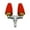 Orange, variant on Almencla Rotating Spray Nozzle Aluminum Alloy Twin Nozzle for Pressure Washer Orange