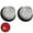 2x Red Clear Lens, variant on All Star Truck Parts 3.5" Diameter 16 LED Round Cone Trailer Side Marker Lights 10x Red Clear Lens