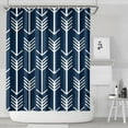 thumbnail image 2 of 84" x 72" Vintage Hippie Retro Style Shower Curtain Premium Polyester Quick-Dry Bathroom Decor, 2 of 4