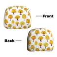 thumbnail image 6 of Kdxio Qutumn Tree Pattern Print 2 Piece Car Head Rest Covers Set Auto Front/Rear Seats Headrest Cover Universal Fit Most Cars,Sedan, SUV, 6 of 9