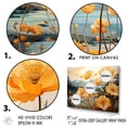 thumbnail image 3 of Designart "Field Of Perfect Passion I" Flower Floater Framed Canvas Prints, 3 of 5